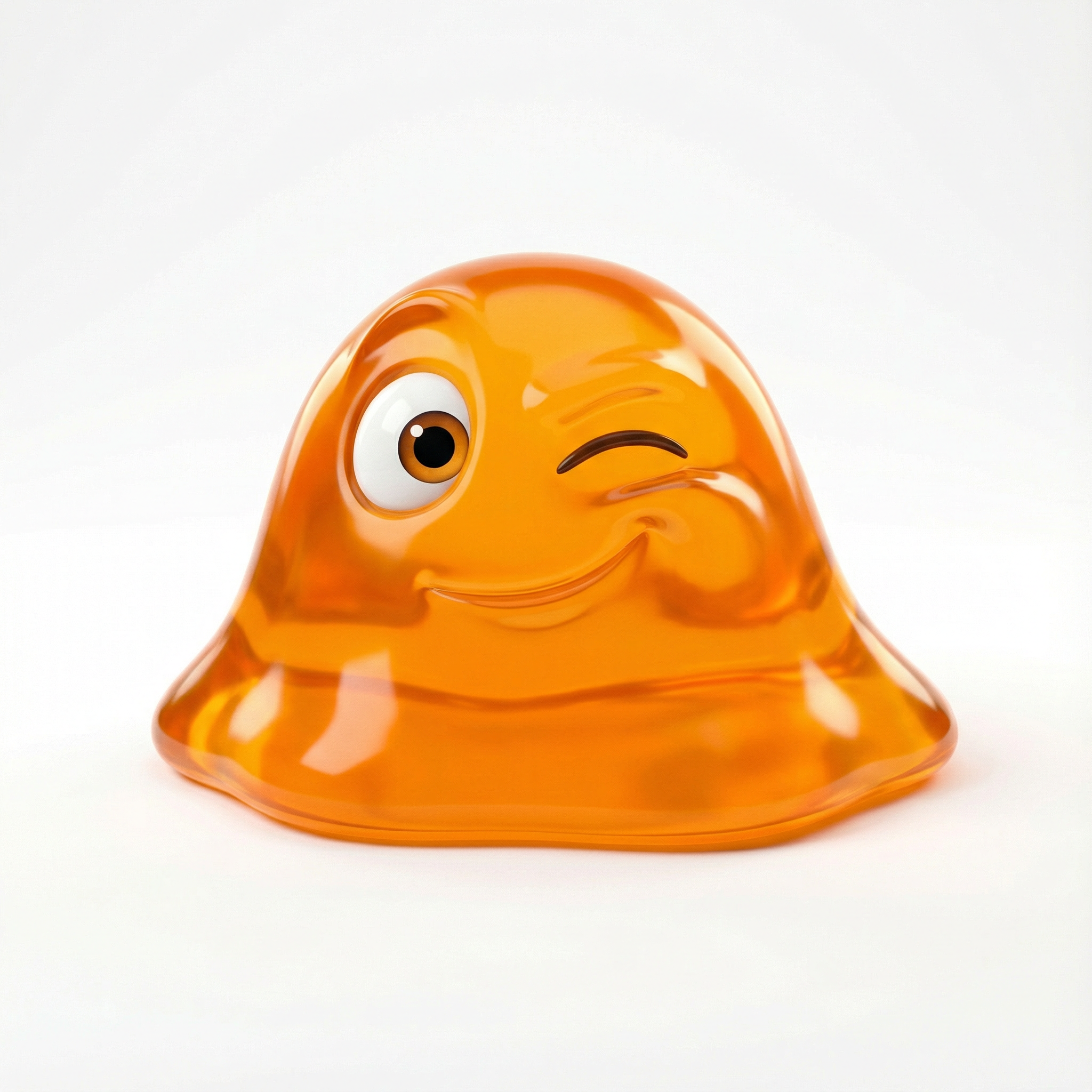 Sneaky Gloop - Scheming sideways glance